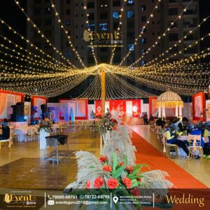 Night Wedding Decoration With Lighting BY- Event Guru